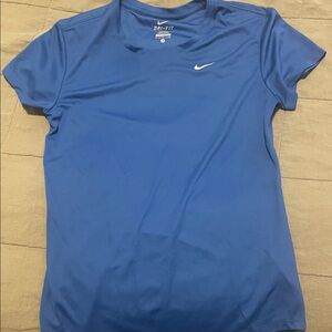 Nike Women's Short Sleeve Blue Tee